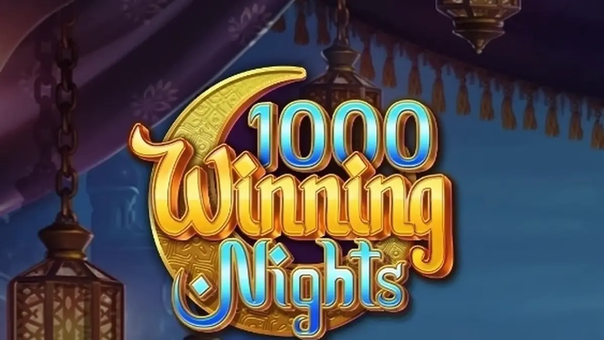 Tampilan visual slot 1000 Winning Nights dengan tema malam yang mewah