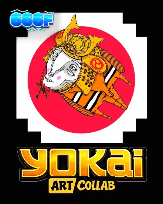 Tampilan visual slot Yokai dengan latar belakang Gunung Fuji dan simbol roh Jepang